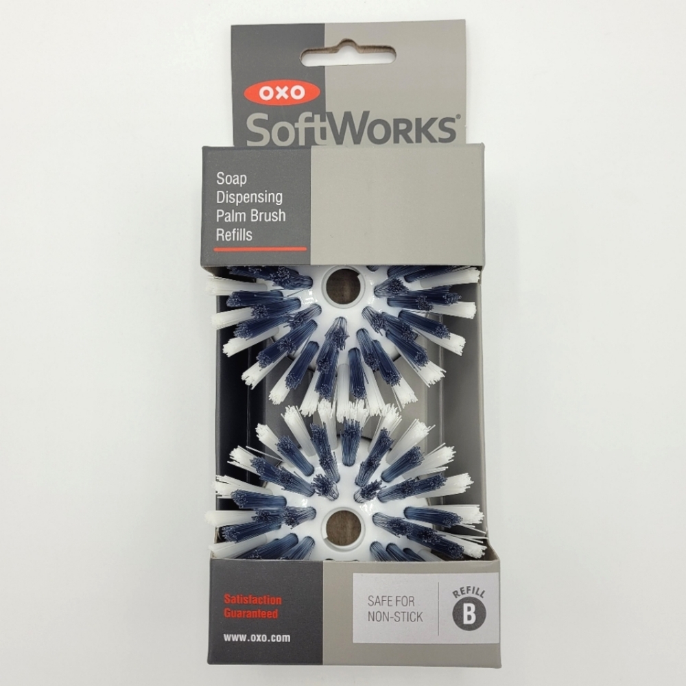 OXO Good Grips Softworks Soap Dispensing Cleaning Palm Brush Refills Replacement